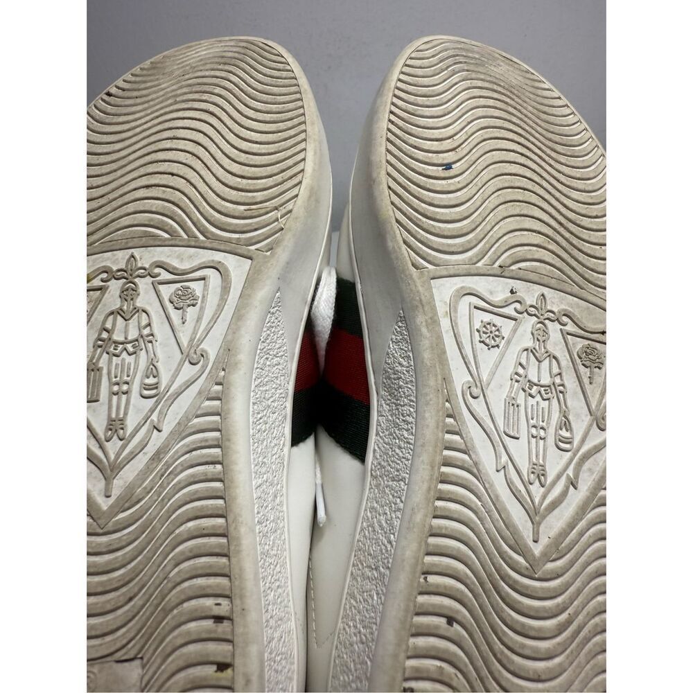 Gucci Ace Embroidered Snake Sneakers Size 42 EU/ 9 US Men’s 10,5 Women’s - Picture 11 of 16